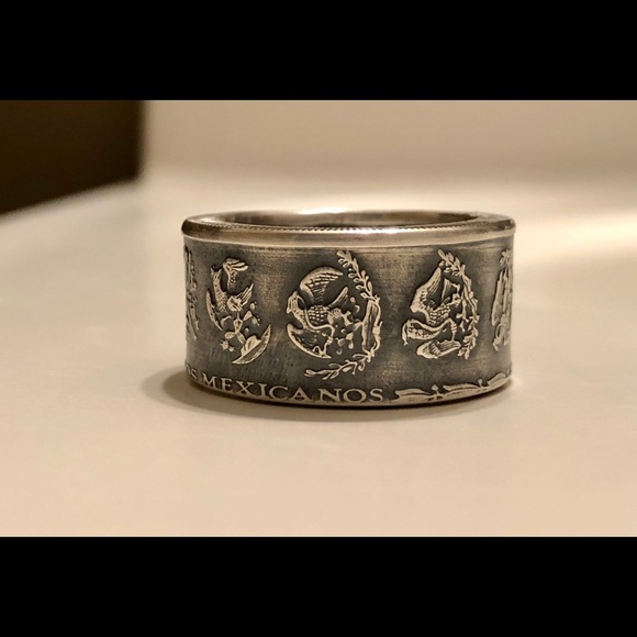 Ring Oz Libertad Mexico Silver .99%size available. - Picture 7 of 8